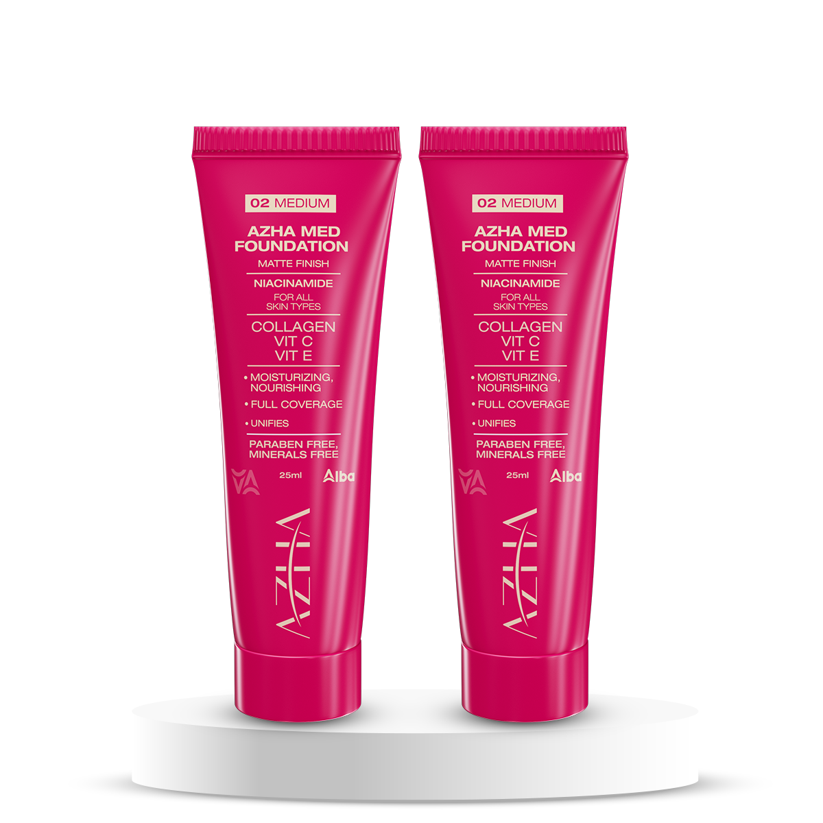 Offer Azha foundition ( 1+1 )