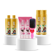 2shampoo baby +2leave in + 2baby 80 ml+ brush