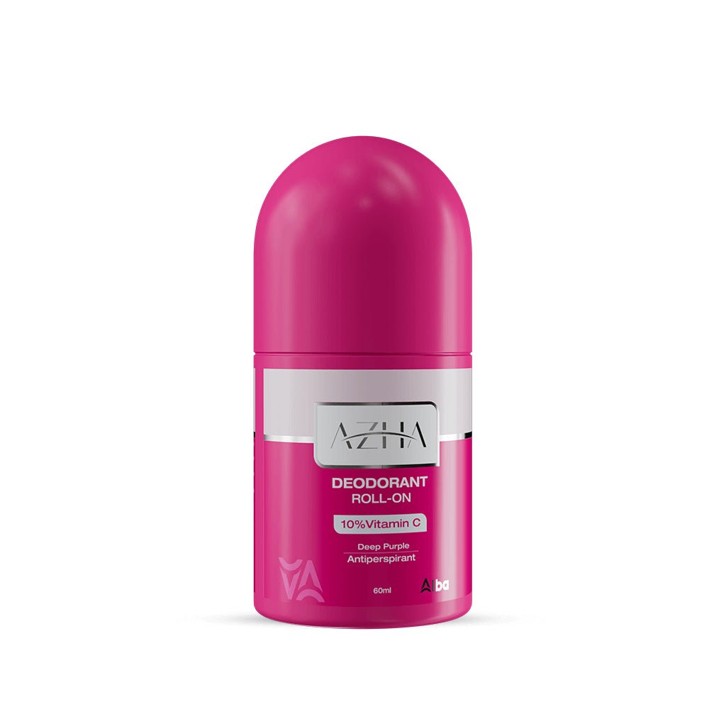 Azha Whitening Roll-On-Deep Purple Rose, Vanilla - Alba Pharma