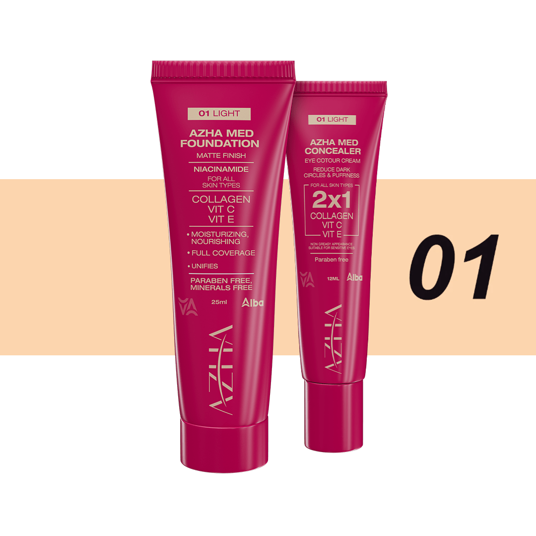 Box Foundation 25 ml + Concealer 12 ml - Alba Pharma