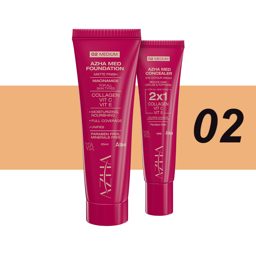 Box Foundation 25 ml + Concealer 12 ml - Alba Pharma