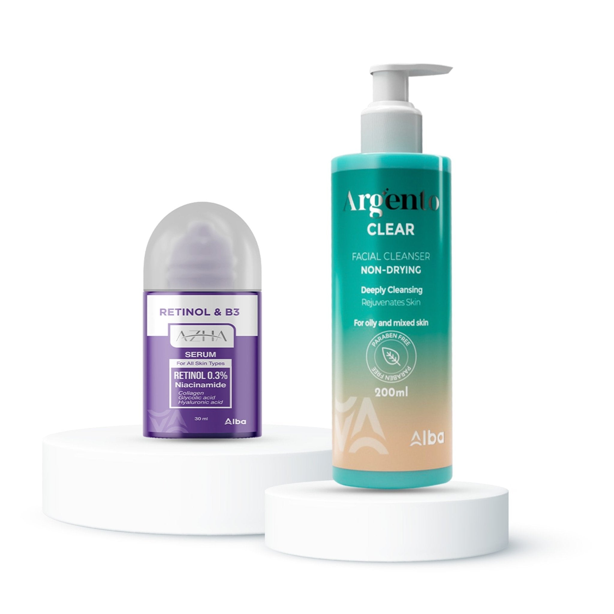 Offer Argento Clear+ Azha Retinol & B3 Serum - Alba Pharma