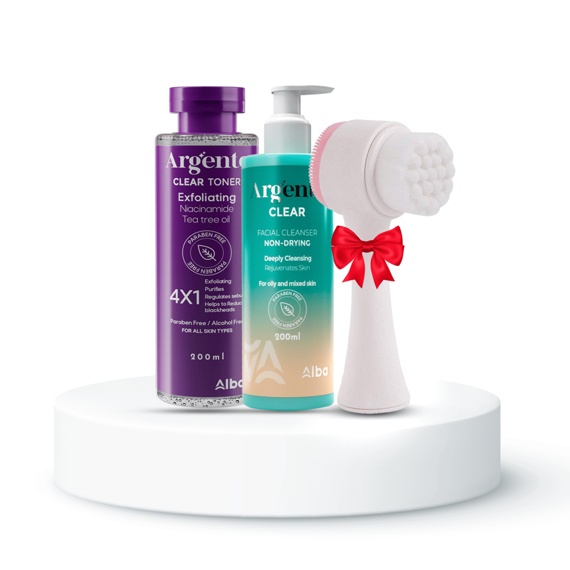 Offer Argento Clear + Toner - Brush - Alba Pharma