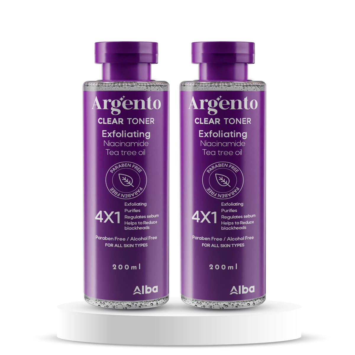 Offer Argento Toner -200 ml 1+1 - Alba Pharma