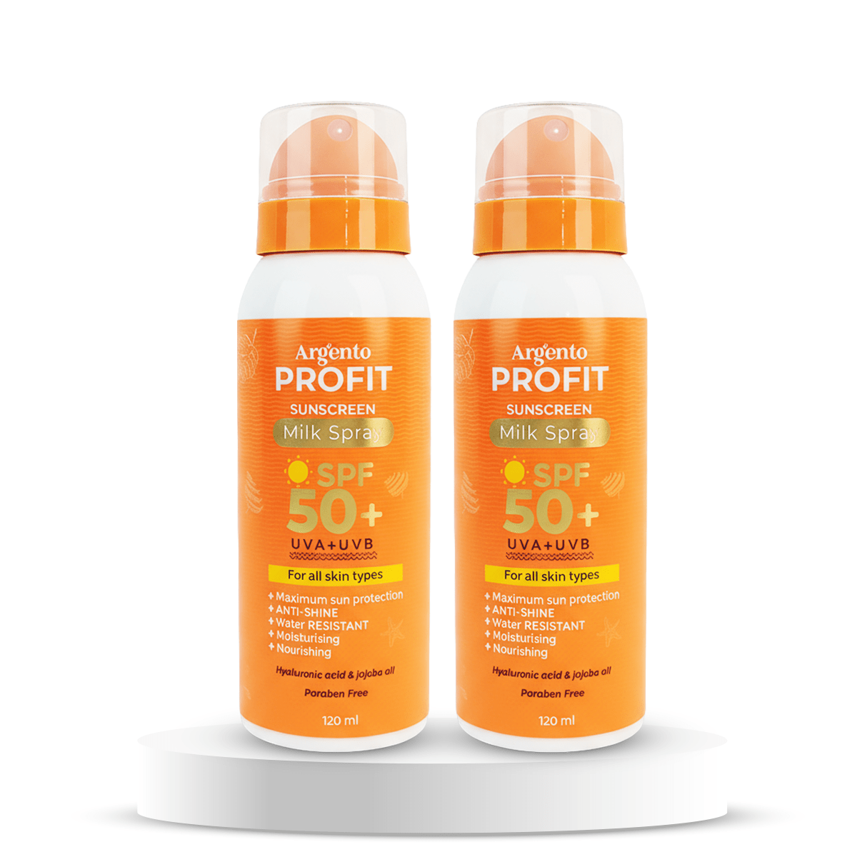 Offer Profit Sun Block-Milk Spray 120 ml ( 1+1 ) - Alba Pharma