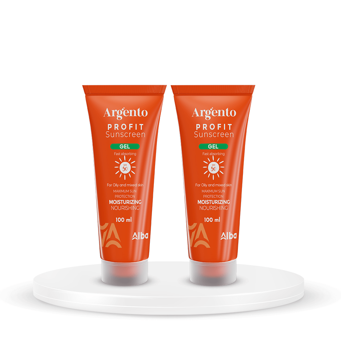 Offer Profit Sunscreen Gel- SPF 50 -100 ml 1+1 - Alba Pharma