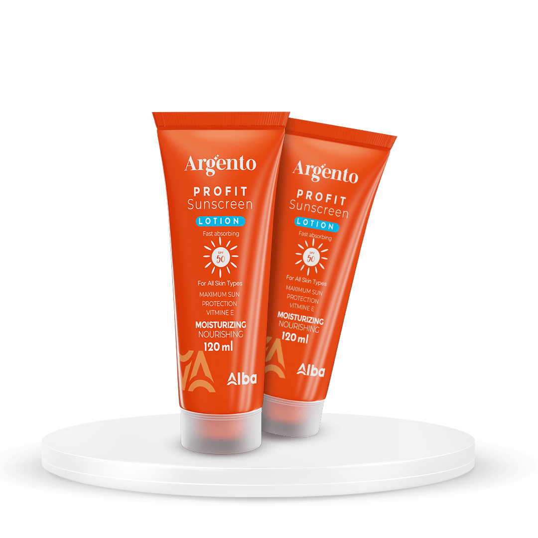 Offer Profit Sunscreen Lotion- SPF 50 ( 1+1 ) 120 ml - Alba Pharma