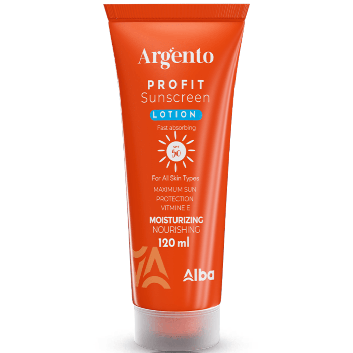 Profit Sunscreen Lotion- SPF 50 -120 ml - Alba Pharma