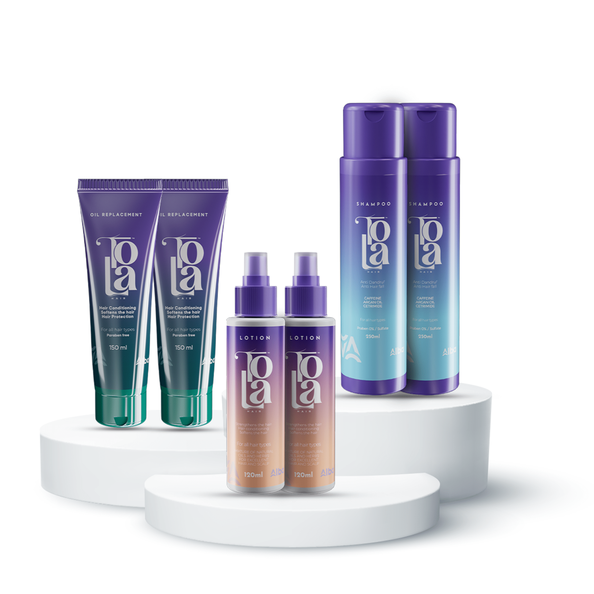 Tola Hair, 6 packs - Alba Pharma