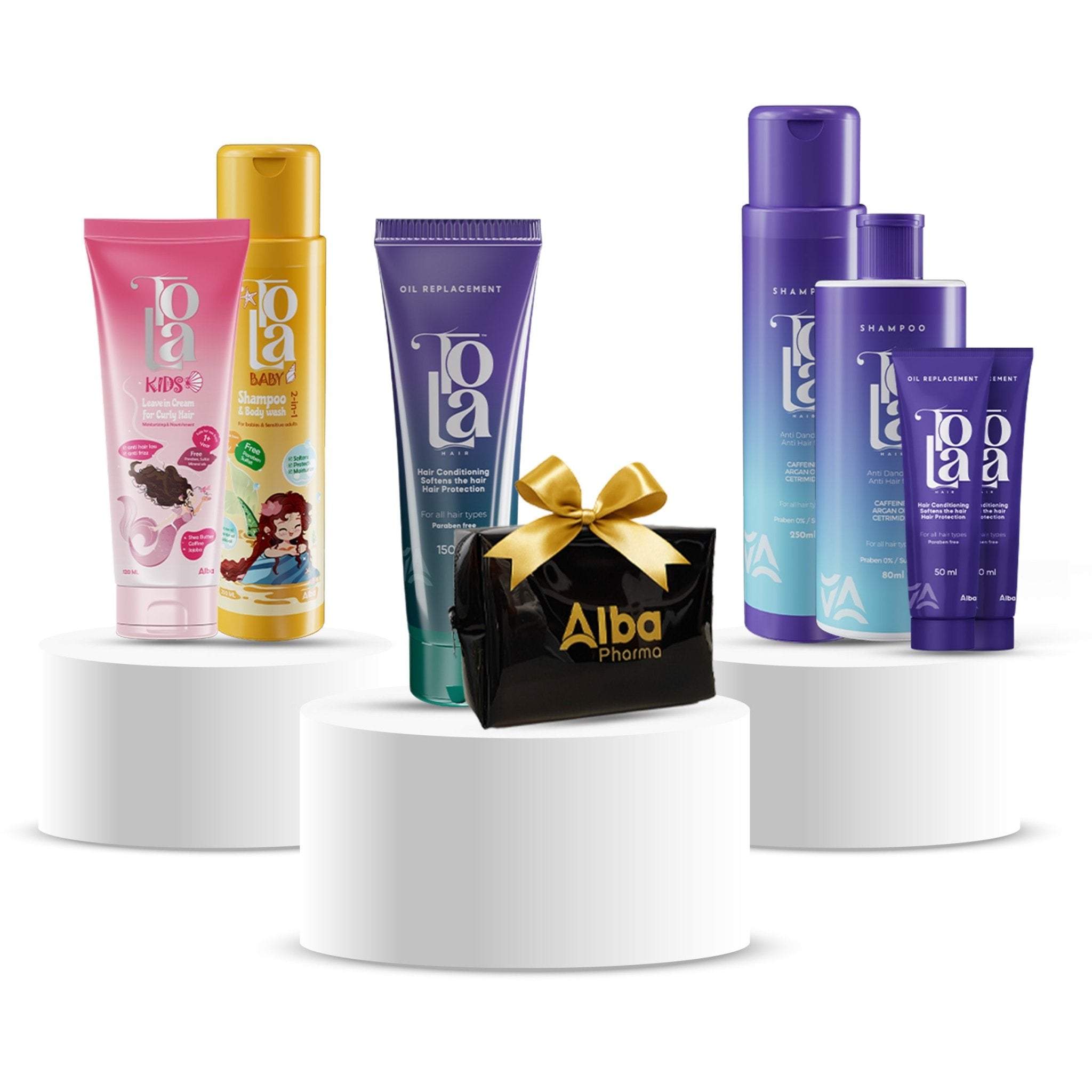 tola hair care bag - Alba Pharma